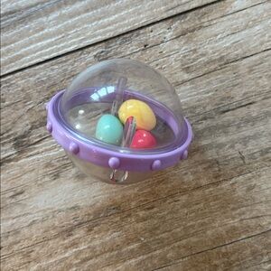 FREE with any baby,kids,maternity purchase. Clear rattle ball toy